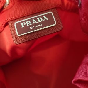 Red Prada pouch